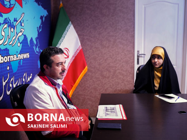 حضور پیمان نامدار معاون بهداشت، درمان و توانبخشی جمعیت هلال‌احمر