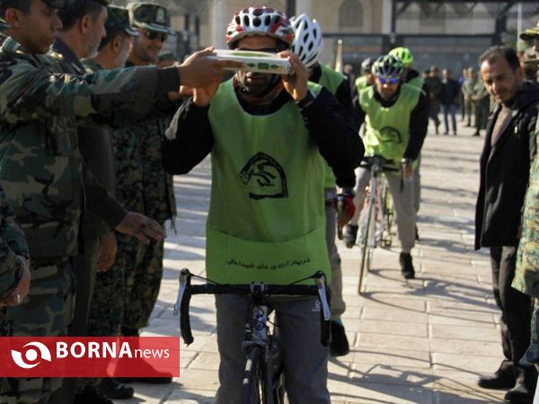 اولین تور دوچرخه سواری یگانهای ویژه پاسداران ناجا- حرم امام راحل