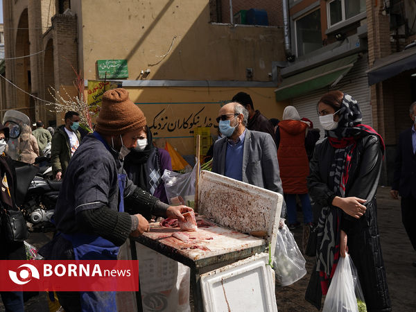 میدان تجریش تهران در آستانه سال نو
