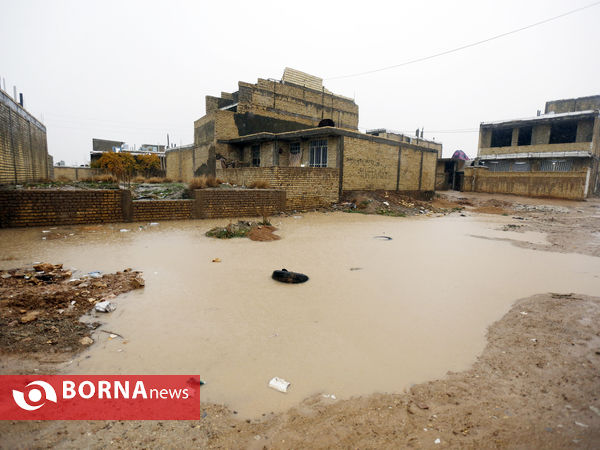 روستاهای اطراف شیراز روی آب