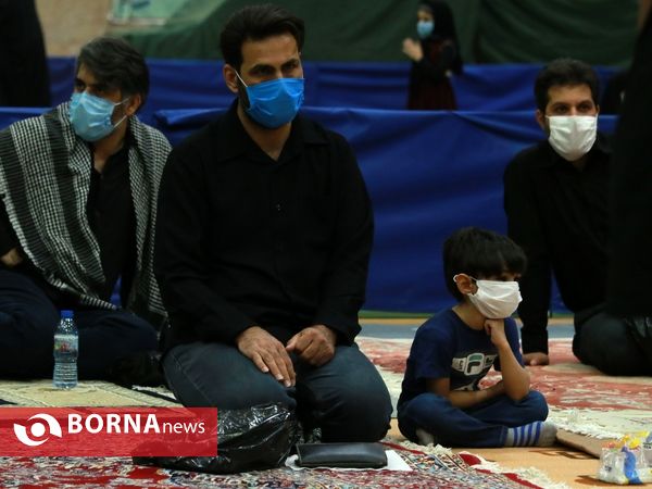 عزاداری سیدالشهدا در مجموعه ورزشی ۱۷ شهریور آبادان