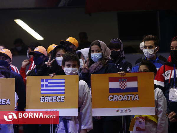 افتتاحیه ی مسابقات قهرمانی جهان کاراته و تکواندو ناشنوایان