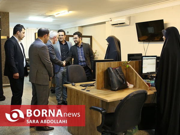 حضور حمید سجادی وزیر ورزش در خبرگزاری برنا