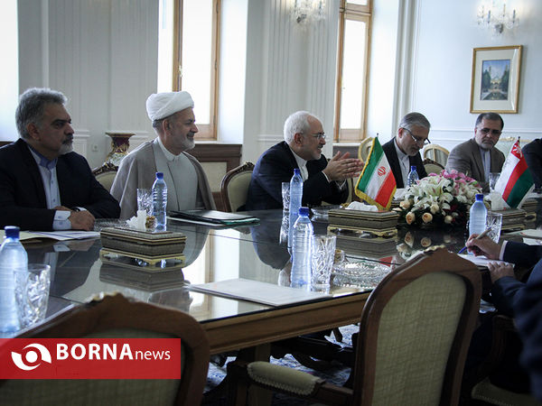 دیدار ظریف و بن علوی وزیر خارجه عمان