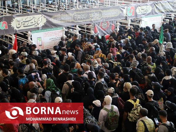 دلدادگان حسینی مرز شلمچه