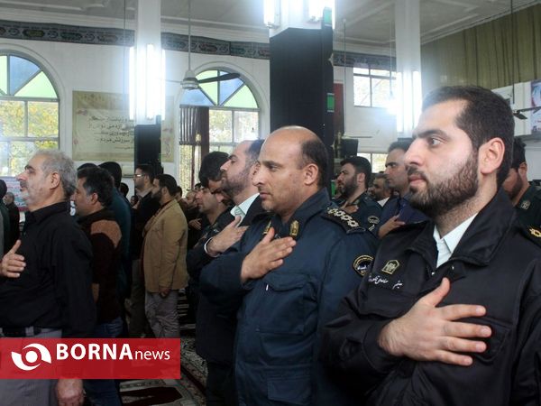 مراسم گرامیداشت شهید نظم وامنیت شهیدپاینده