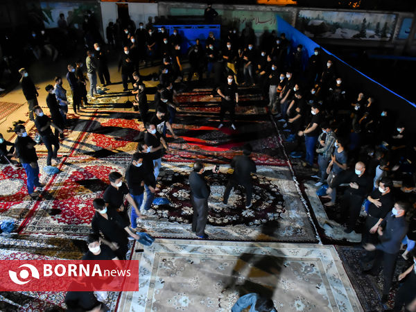 عزاداری شب عاشورای حسینی (ع) مهاجرین افغانی مقیم اراک