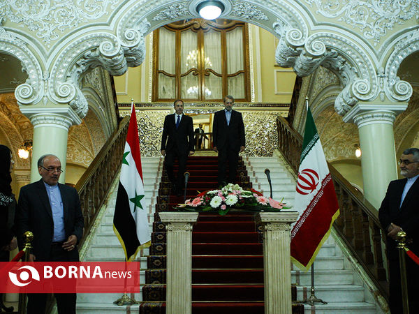 نشست مشترک روسای مجلس ایران و سوریه