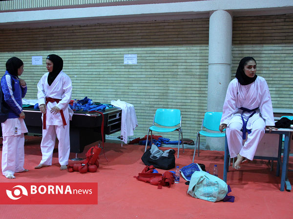 تمرین تیم ملی کاراته بانوان
