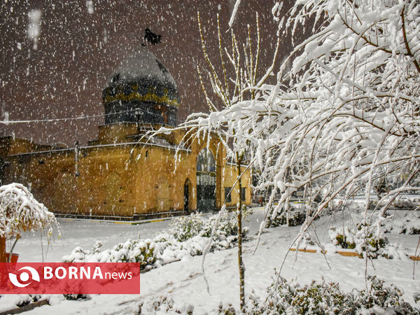 چهره زمستانی اراک در آخرین ماه پاییز