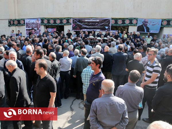 تشییع پیکر جعفر کاشانی پیشکسوت فوتبال