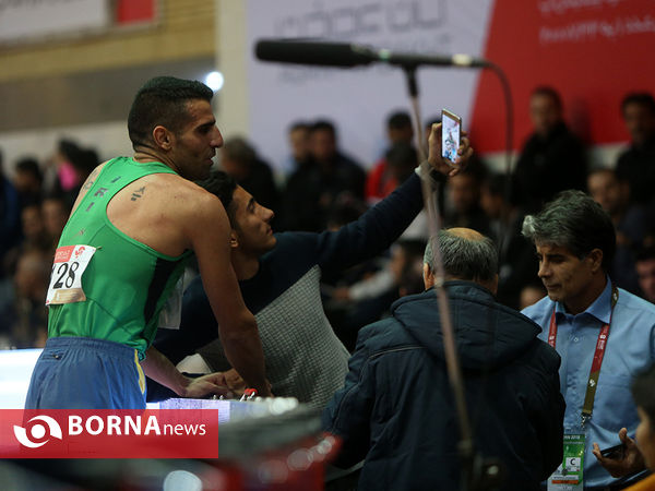 دومین روز از هشتمین دوره مسابقات دوومیدانی داخل سالن آسیا