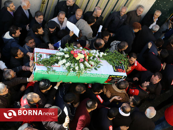 تشییع پیکر مرحوم همایون بهزادی