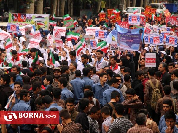 راهپیمایی 13 آبان روز دانش آموز- شهریار