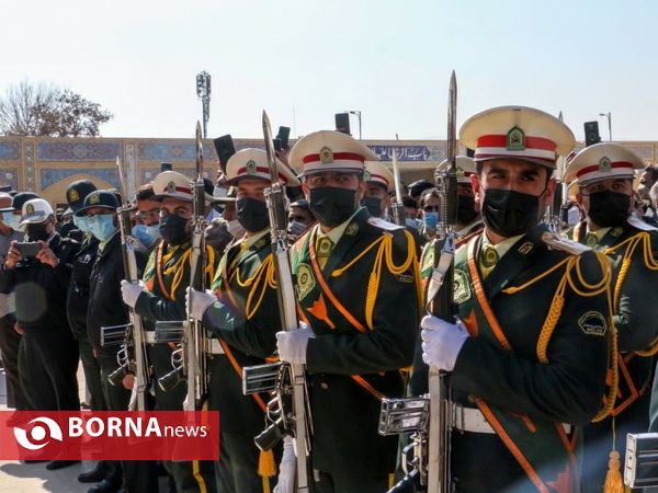 تشییع پیکر شهید مدافع وطن «اکبر رنجبر» در شیراز