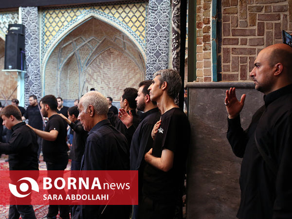 عزاداری روز تاسوعای حسینی علیه السلام در بازار تهران 