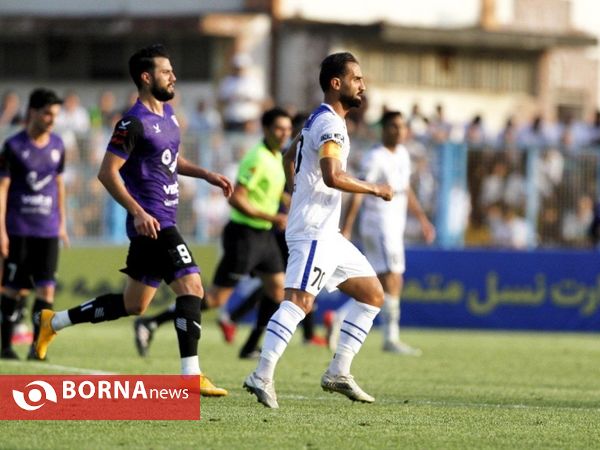 دیدار تیم های فوتبال ملوان بندرانزلی _ ویستا توربین تهران
