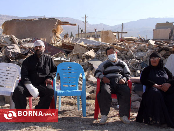 روستای بزميران در پنجمین روز بعد از زلزله