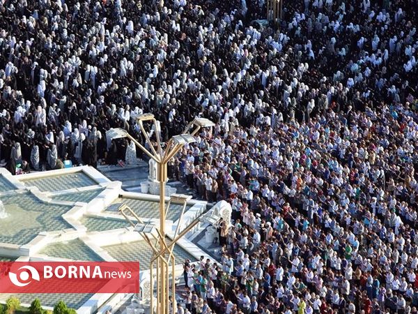 نماز عید فطر حرم مطهر رضوی
