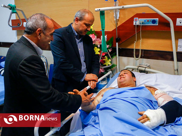 عیادت معاون وزیر ورزش و جوانان از بهادر مولایی