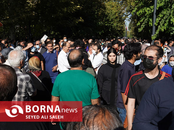 تشییع پیکر هوشنگ ابتهاج (سایه )