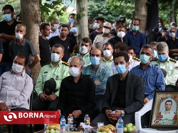 مراسم سومین روز شهادت سرگرد امید چای پز
