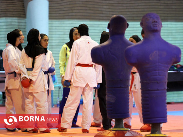 تمرین تیم ملی کاراته بانوان