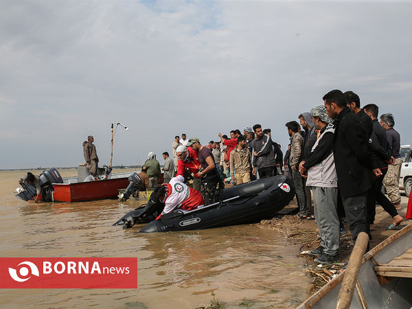 امداد رسانی هلال احمر به سیل زدگان خوزستان