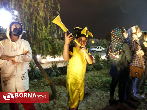 شادی خیابانی مردم شیراز در پی صعود تیم فجر شهید سپاسی به لیگ برتر