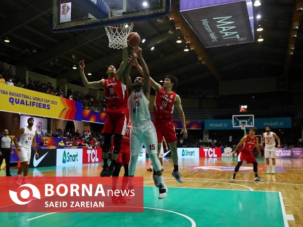 دیدار تیم های بسکتبال ایران - ژاپن