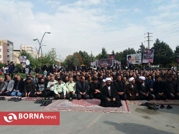 پیاده‌روی جاماندگان اربعین در شهرقدس