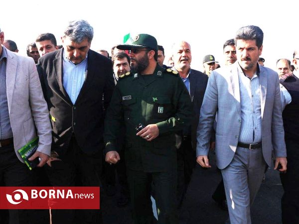 افتتاح پل تقاطع باقر آباد- تهران