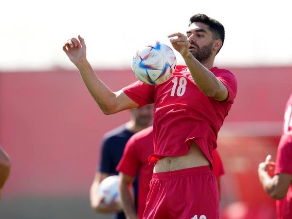 تمرین تیم ملی قبل از دیدار با ولز