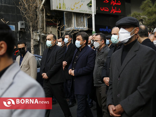 تشییع پیکر مرحوم اسماعیل جبارزاده