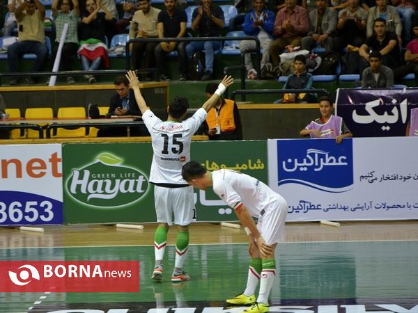 دیدار دوستانه فوتسال ایران و روسیه از نگاه دوربین