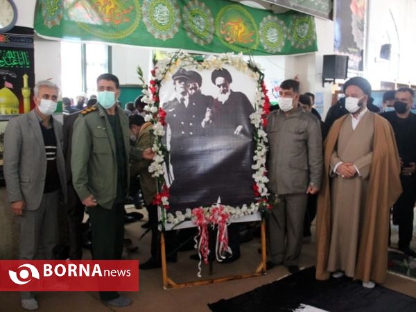 مراسم تجدید میثاق با شهدا و نواختن زنگ انقلاب در یاسوج