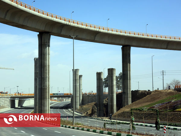 آئین افتتاح فاز نخست تقاطع آزادگان با حضور معاون اول رئیس جمهوری