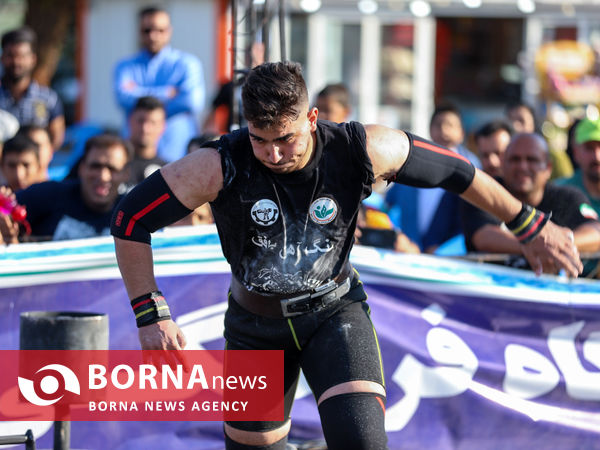 روز نخست مسابقات قویترین مردان کارگری