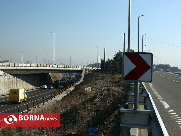 بازدید از اتوبان شهید نجفی رستگار