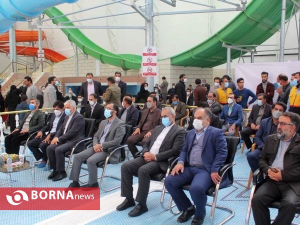 مراسم افتتاح پارک آبی بروجرد باحضور وزیر ورزش وجوانان
