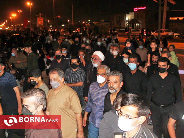 همگامی جاماندگان لامرد فارس با پیاده روی اربعین