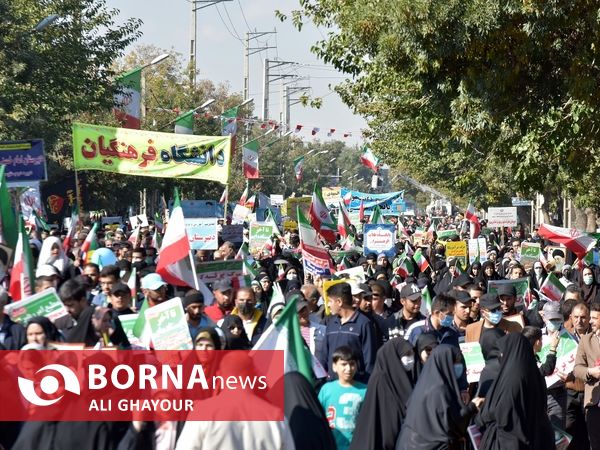 برگزاری راهپیمایی سیزدهم آبان در ارومیه