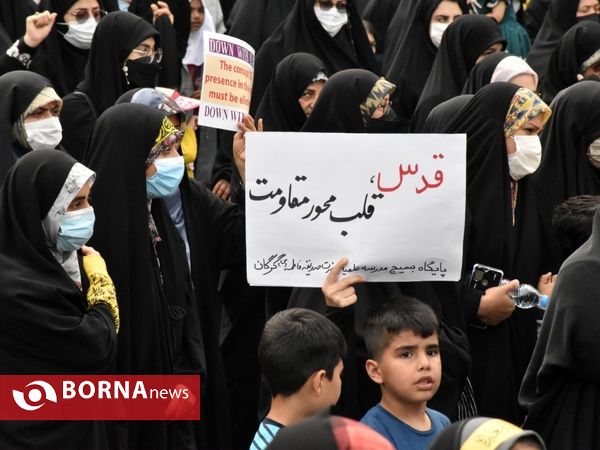 مراسم راهپیمایی روز قدس در گرگان