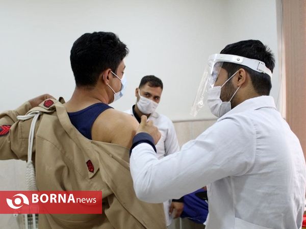 واکسیناسیون کرونا پرسنل وظیفه نیروی دریایی شمال کشور