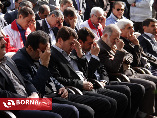 مراسم تشییع پیکر مدیر کل فقید حفاظت محیط زیست فارس