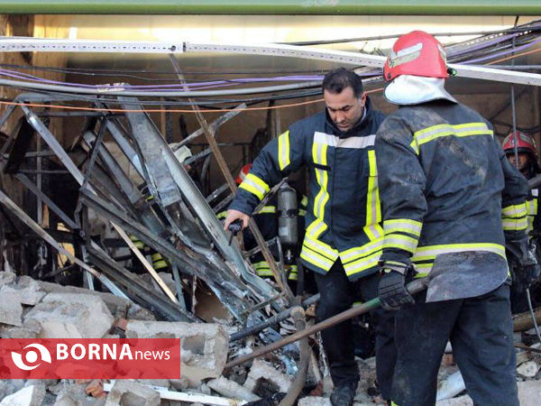 آتش سوزی فروشگاه هپی لند در رشت