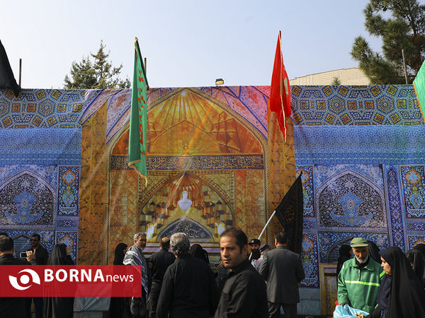 پیاده روی جاماندگان اربعین در تهران