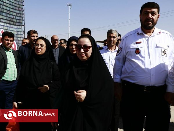 بازدید دکتر پیر حسین کولیوند سرپرست اورژانس کشور از مرز شلمچه