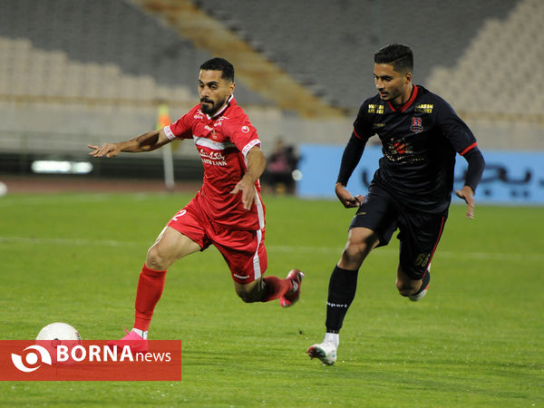 دیدار تیم های فوتبال پرسپولیس - نساجی