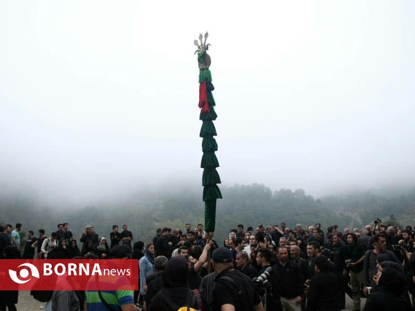 آیین سنتی مراسم علم بندان در شهرک تاریخی ماسوله